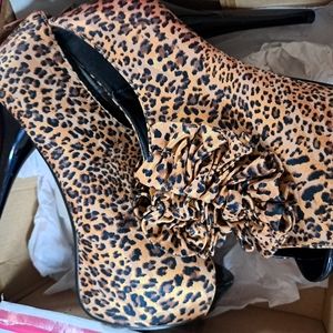 Leopard Bootie